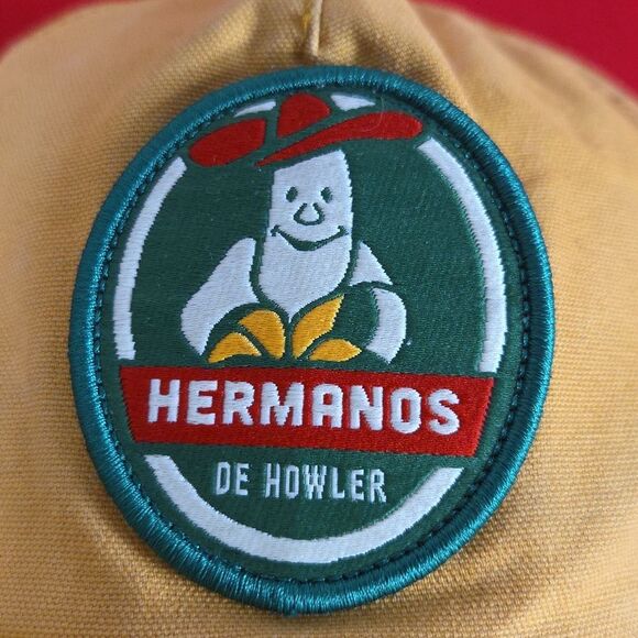 HOWLER BROTHERS‎ BROS Hermanos Platanos Snapback Hat Yellow Retro - Picture 3 of 7